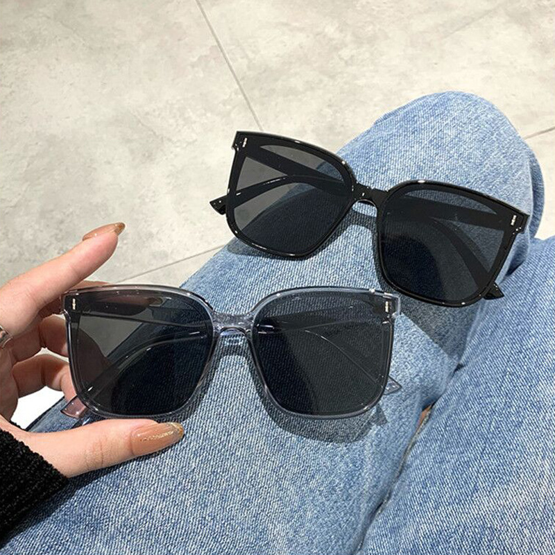 1pc Oversized Retro Sunglasses For Men And Women, With Glasses