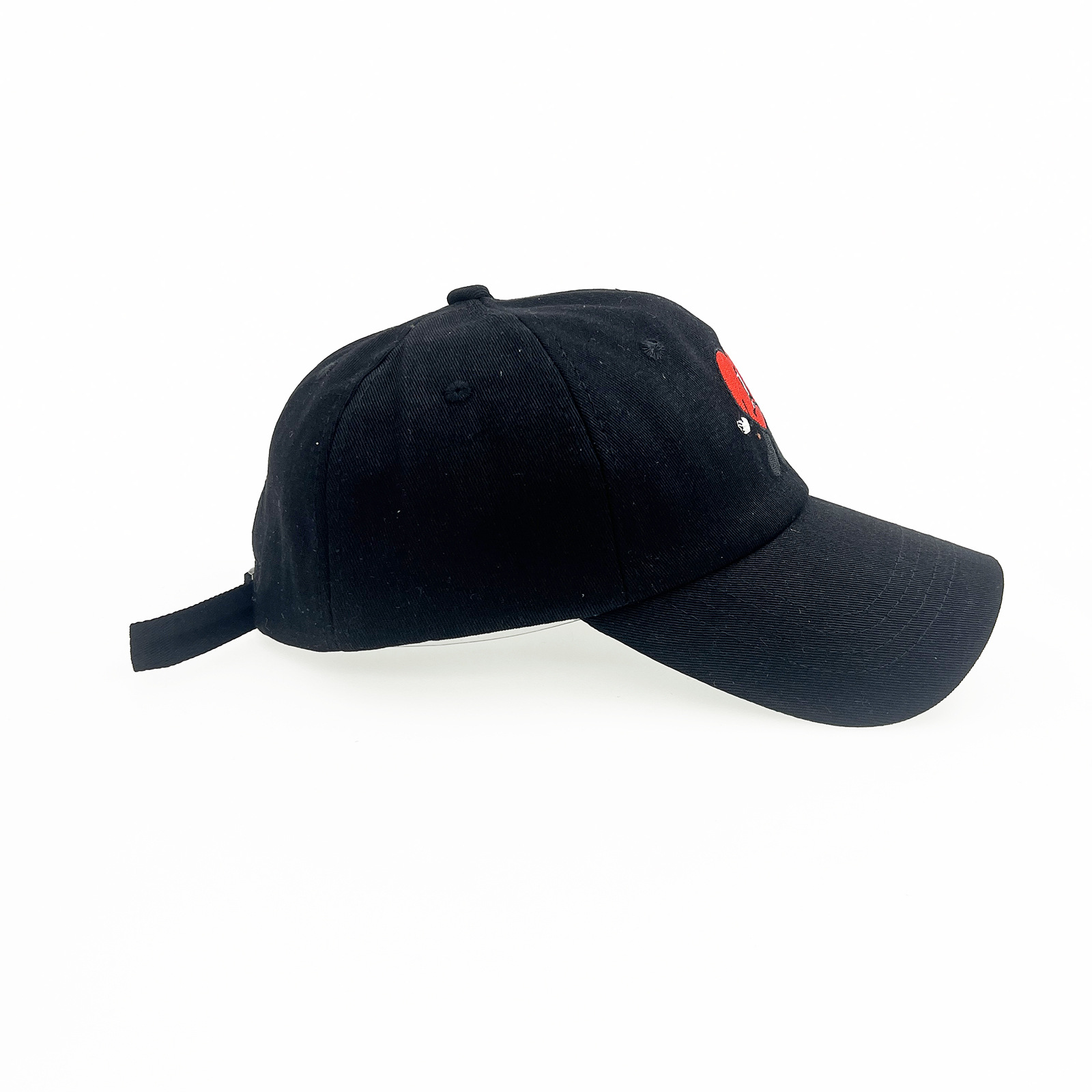 Tech Design Bad Bunny Baseball Cap Embroidered Cotton Adjustable Dad Hat  Black