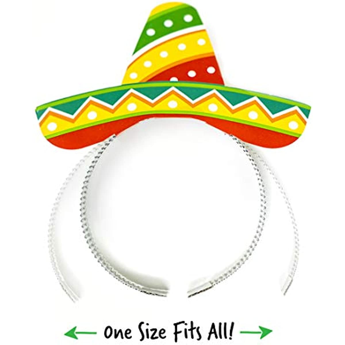 1Pcs Mexican Theme Party Decorations Headband Mexican Hat With