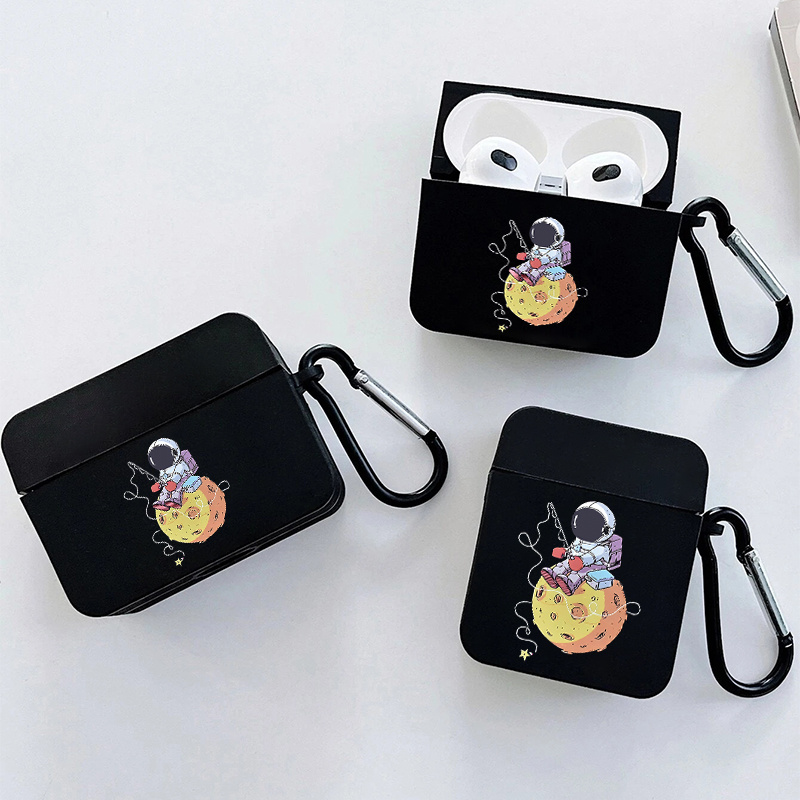 

Astronaut Graphic Pattern Headphone Case For Apple Airpods1/2, Airpods3, Airpods Pro Airpods Pro (2nd Generation), Good Quality And Durable Earphone Case For Men And Women Girls Boys Nice Small Gift