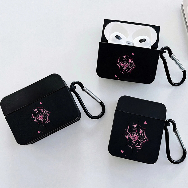 

Chic Spider Web & Case For Apple For Airpods 1/2, For Airpods 3, And For Airpods Pro (1st & 2nd Gen) - Protective Cover