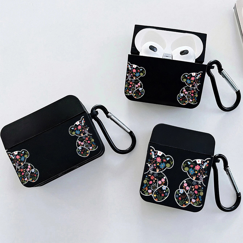 

Plant Bear Graphic Pattern Headphone Case For Apple Airpods1/2, Airpods3, Airpods Pro Airpods Pro (2nd Generation)