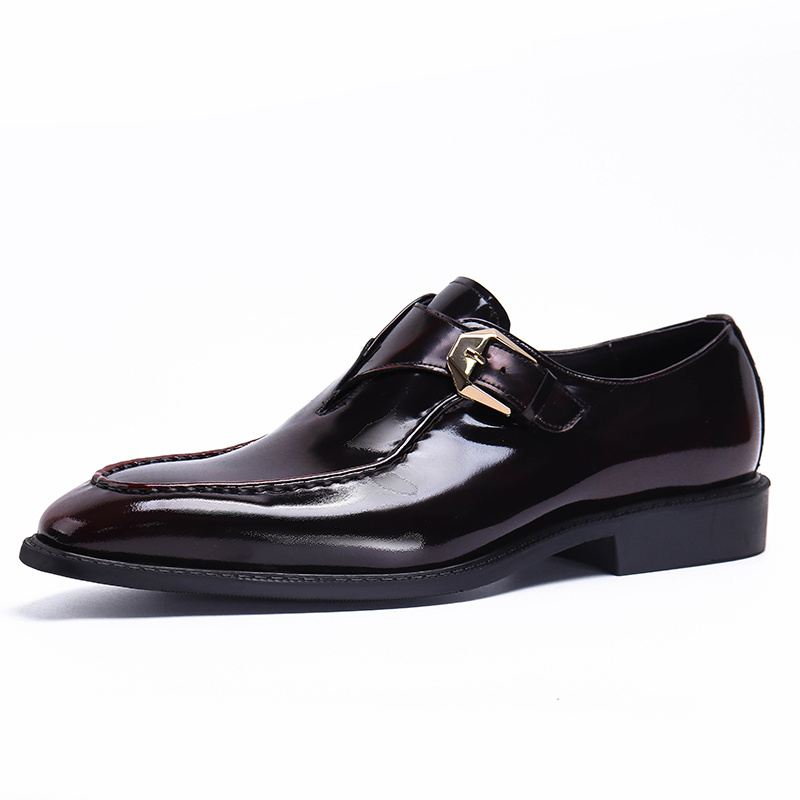 Men's Monk Strap Shoes British Style Dress Shoes