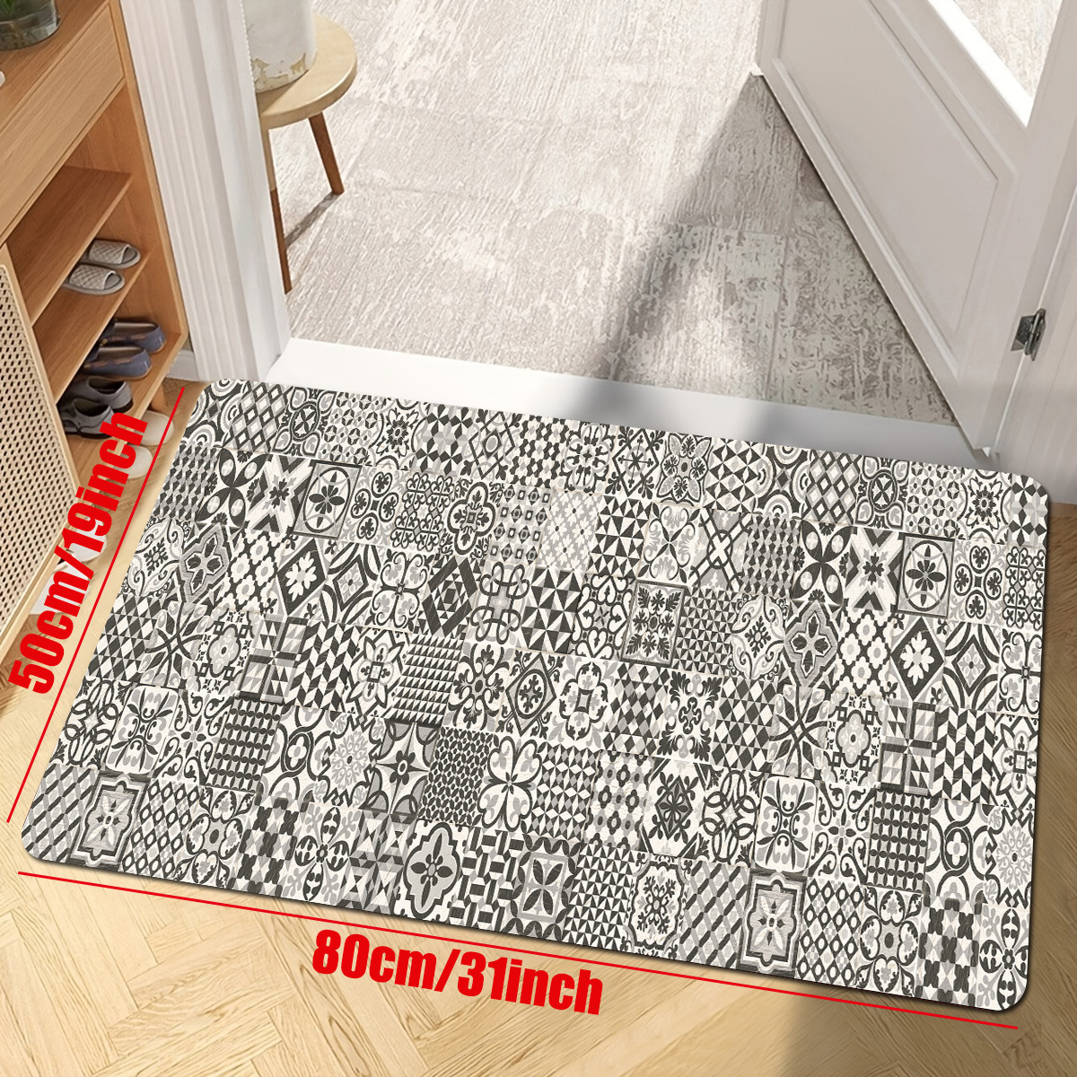 Soft Thickened Kitchen Mat Non slip Oil proof Floor Mat - Temu