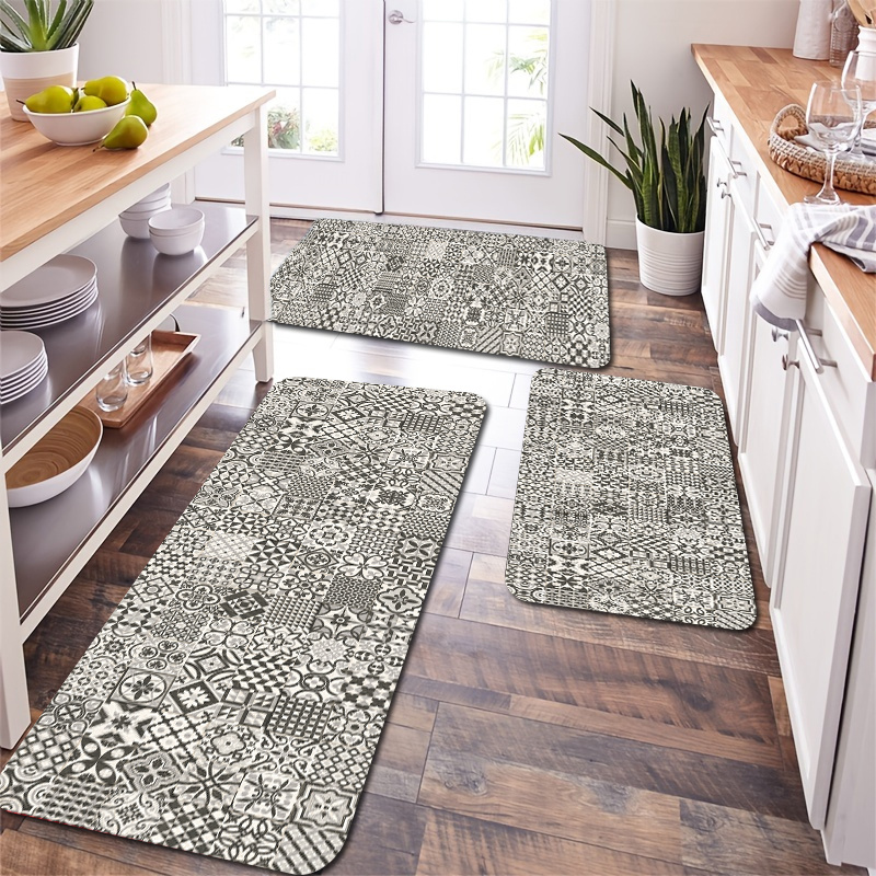 Soft Thickened Kitchen Floor Mat, Non-slip Oil-proof Floor Mat
