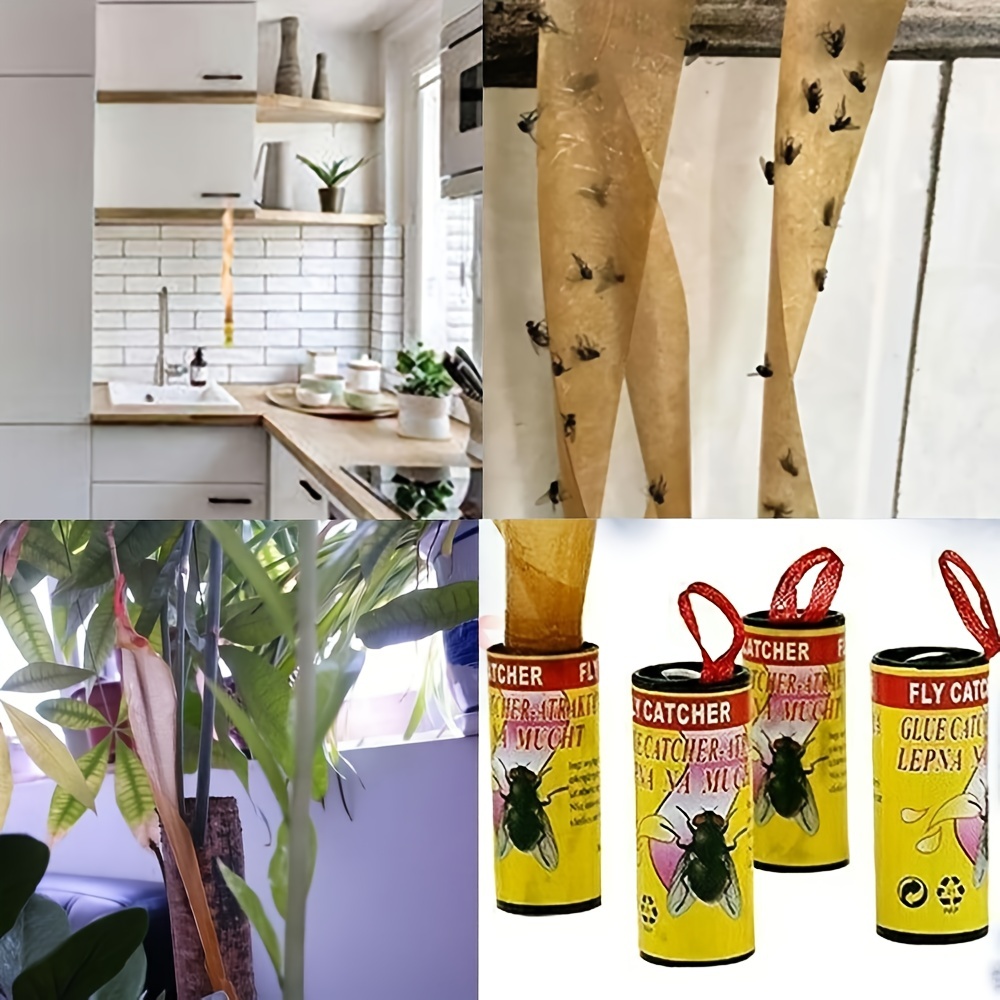 Disposable kill fly catcher Sticky Glue Ribbon Roll Insects Hanging Fly  Trap Catcher for Indoor and Outdoor Environmental friendly - Pest Control  Worldwide - A Leading Online Retailer for Pest Control Products