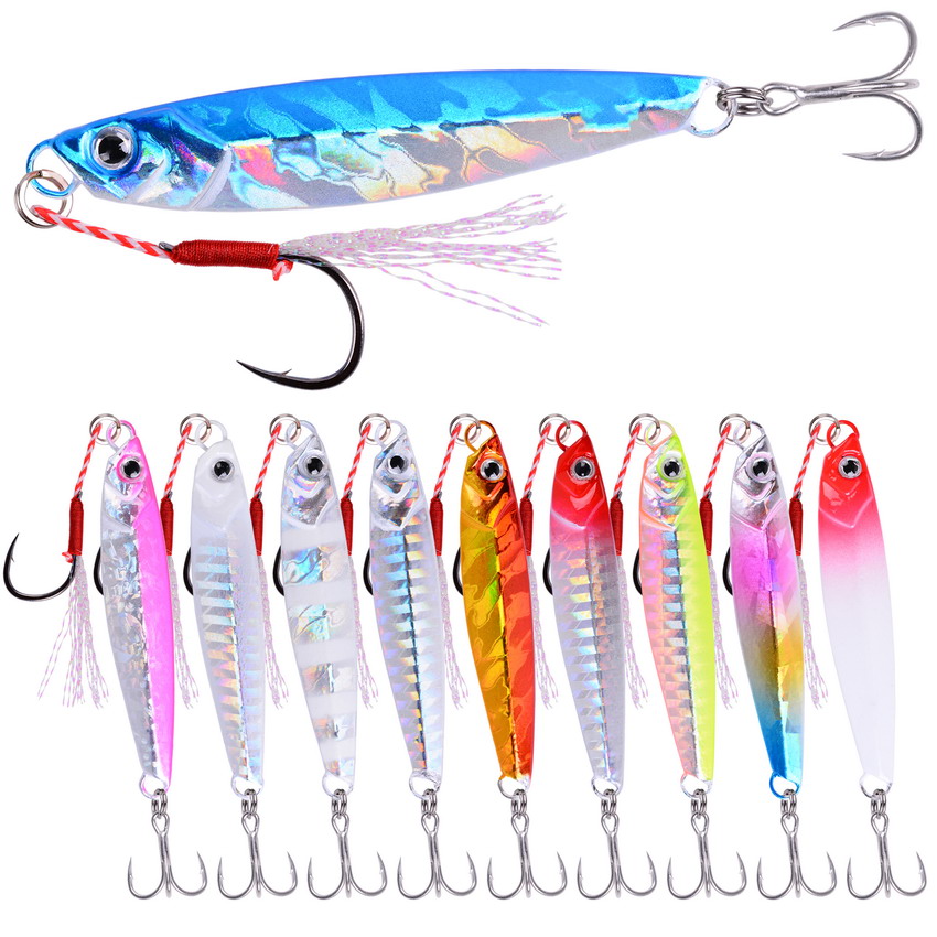 OEM Fishing Lure Metal Slow Pitch Jigs Lure Sinking Lead Casting Bait Flash  Saltwater Jigging Lures - China Metal Jig Lure and Lead Jig price