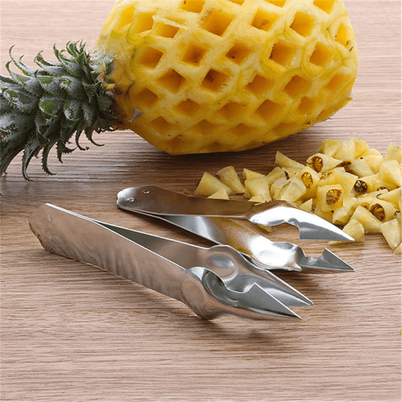 GOOHOCHY pineapple sandwich pineapple peeler pineapple tool household tools  pelador de nopales huller pineapple skin fruits eye peeler Stainless steel