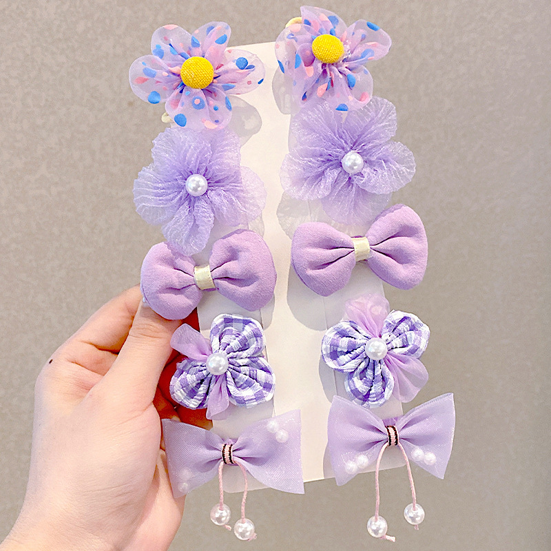 2PCS New Cute Cartoon Princess Lovely Kids Hairpins Baby Hair