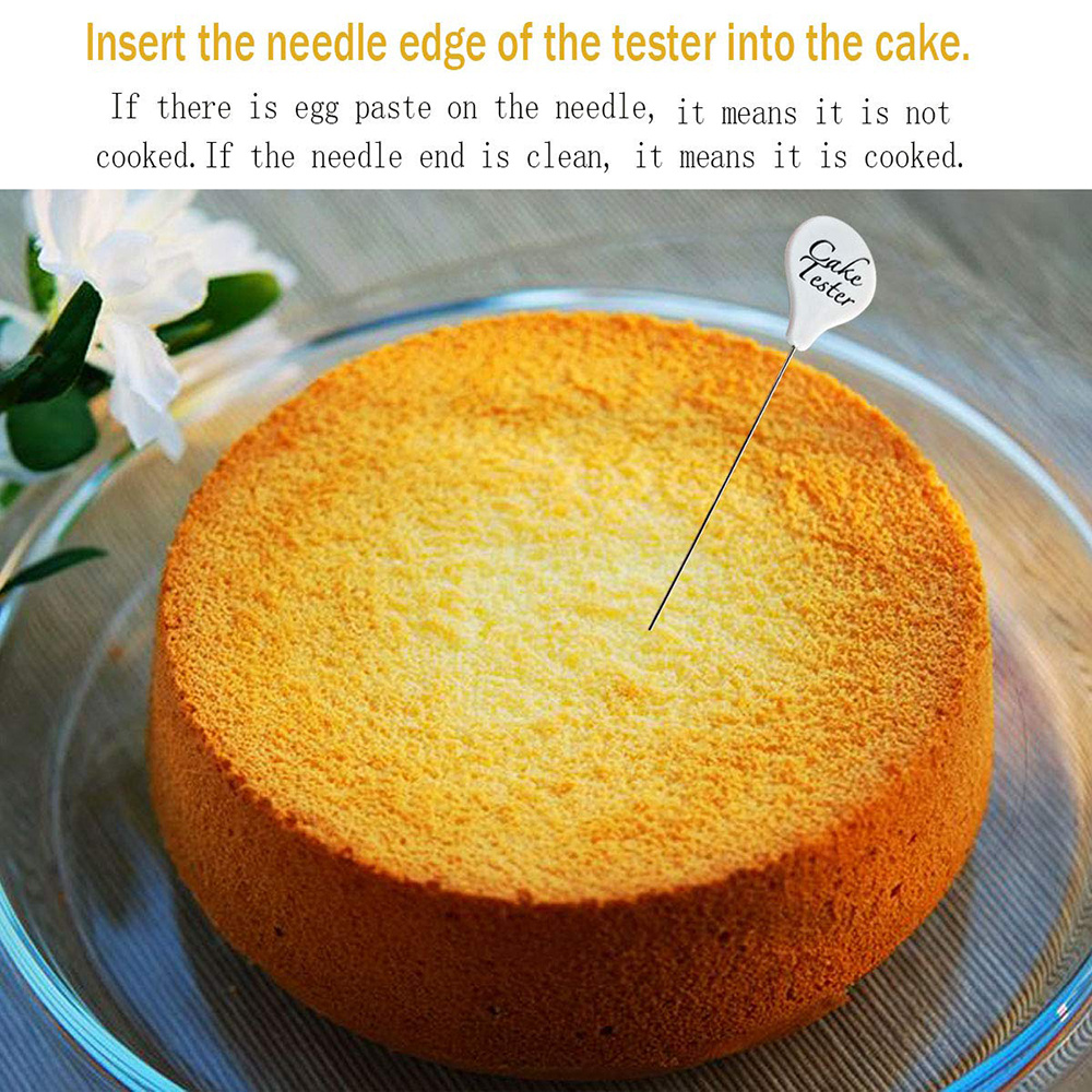 1pc Baking Cake Tester Pin, Dessert Detail Cute Stainless Steel Tester For  Baking