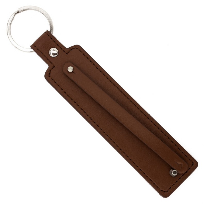 Car Key Clip Étui En Cuir PU Et Accessoires En Métal Pour - Temu Canada