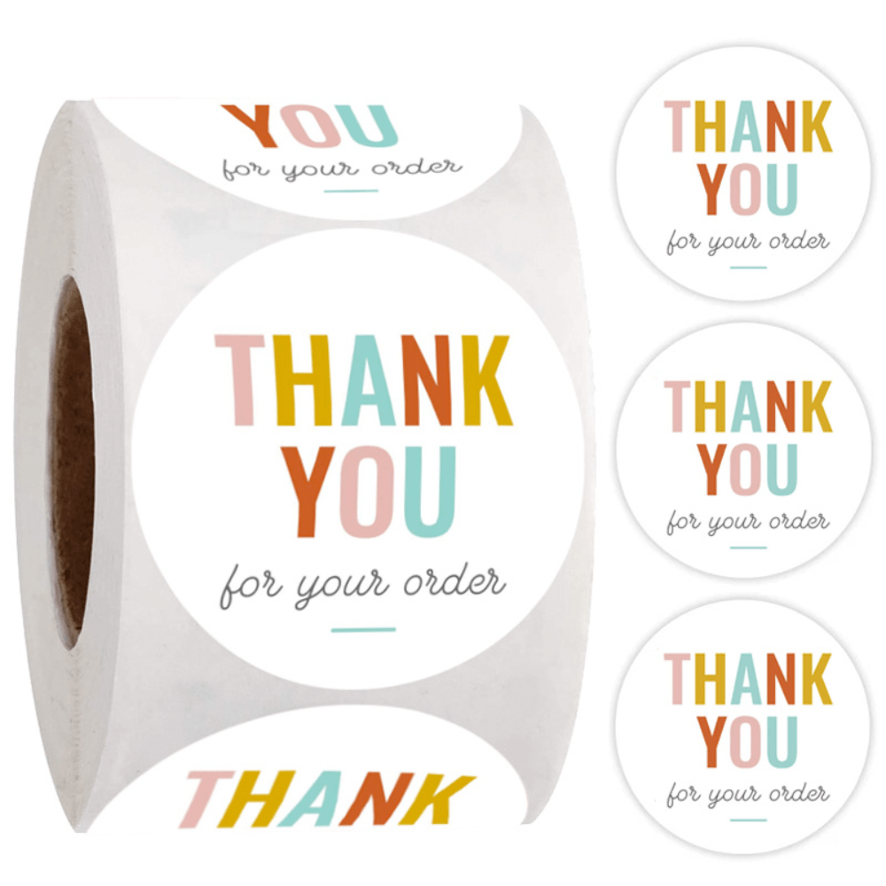 Thank You For Your Order Stickers For Business Boutiques - Temu