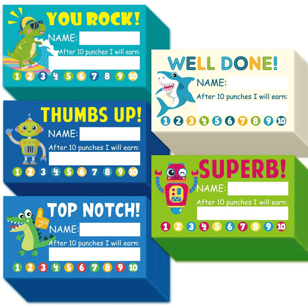 Reward Incentive Punch Cards and Classroom Signs | Positive Behavior  Management