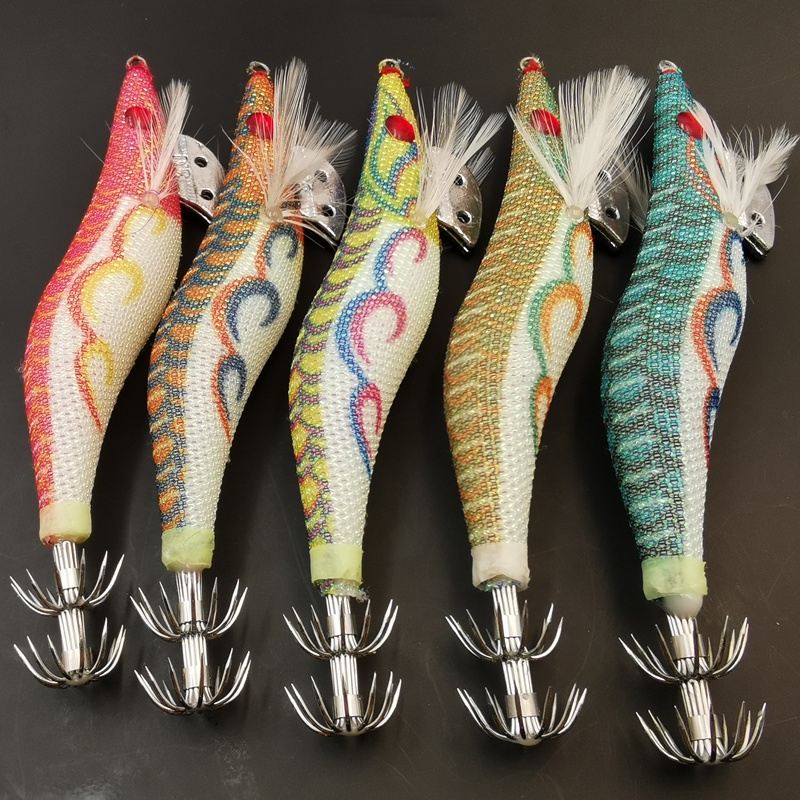 Luminous Squid Jig Fishing Lure Set 10cm/9g, Artificial Fake Octopus 6th  Sense Fishing Lures For Wood Shrimp, Cuttlefish, And Sea Jigs Tackle From  Mang09, $4.44