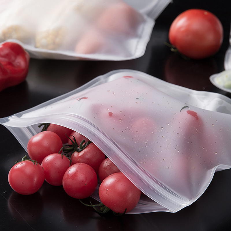 Reusable Food Storage Bag Fresh-keeping Leak Proof Freezer Bag
