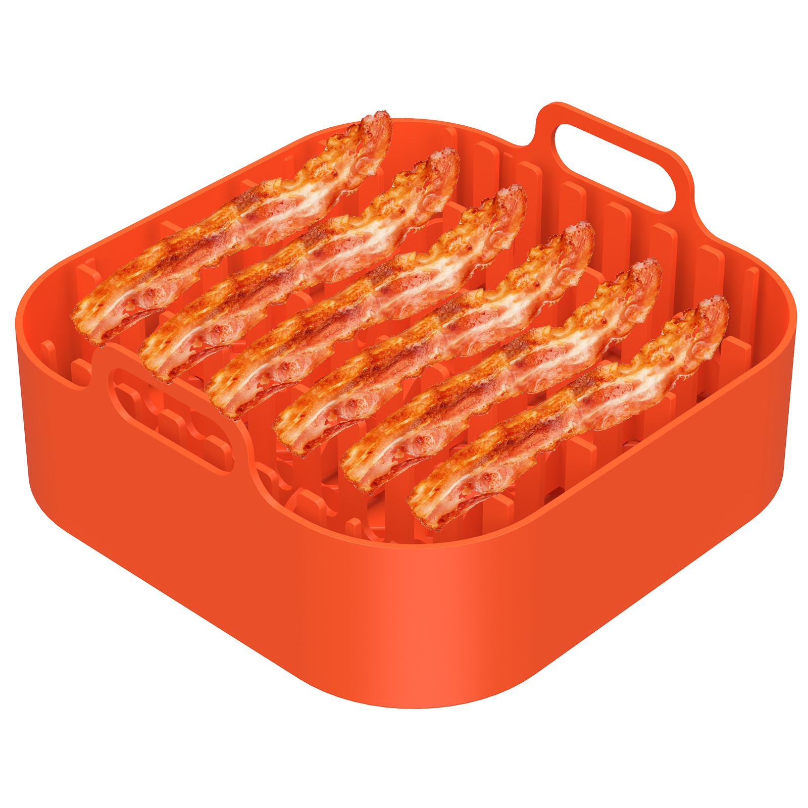 Air Fryer Silicone Pot Bacon Tray Bacon Rack Microwave Universal