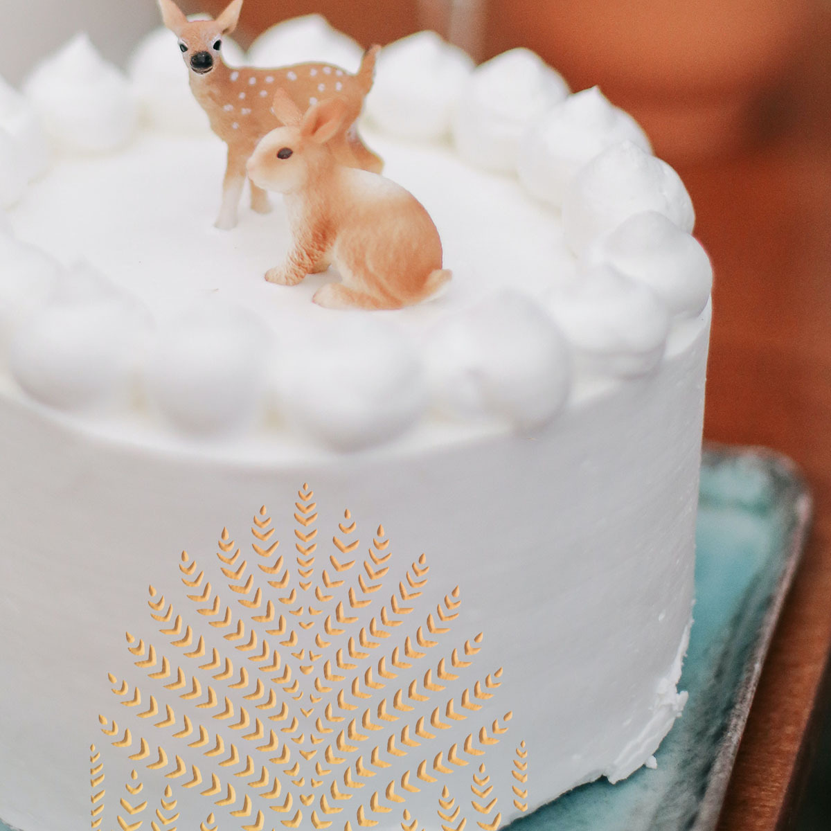3PCS Cake Stencils Decorating Buttercream, Stencils for Cake Decorating,  Lace Cake Stencils & Templates for Wedding & Birthday Cake Decor,Hexagon