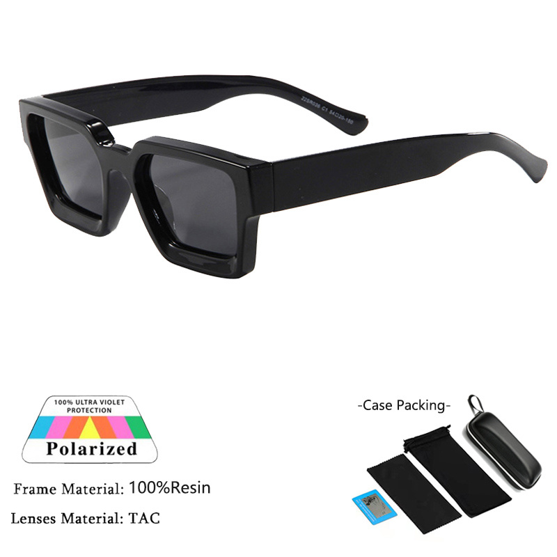 Classic Acetate Polarized Sunglasses High Quality Thick Sunglasses
