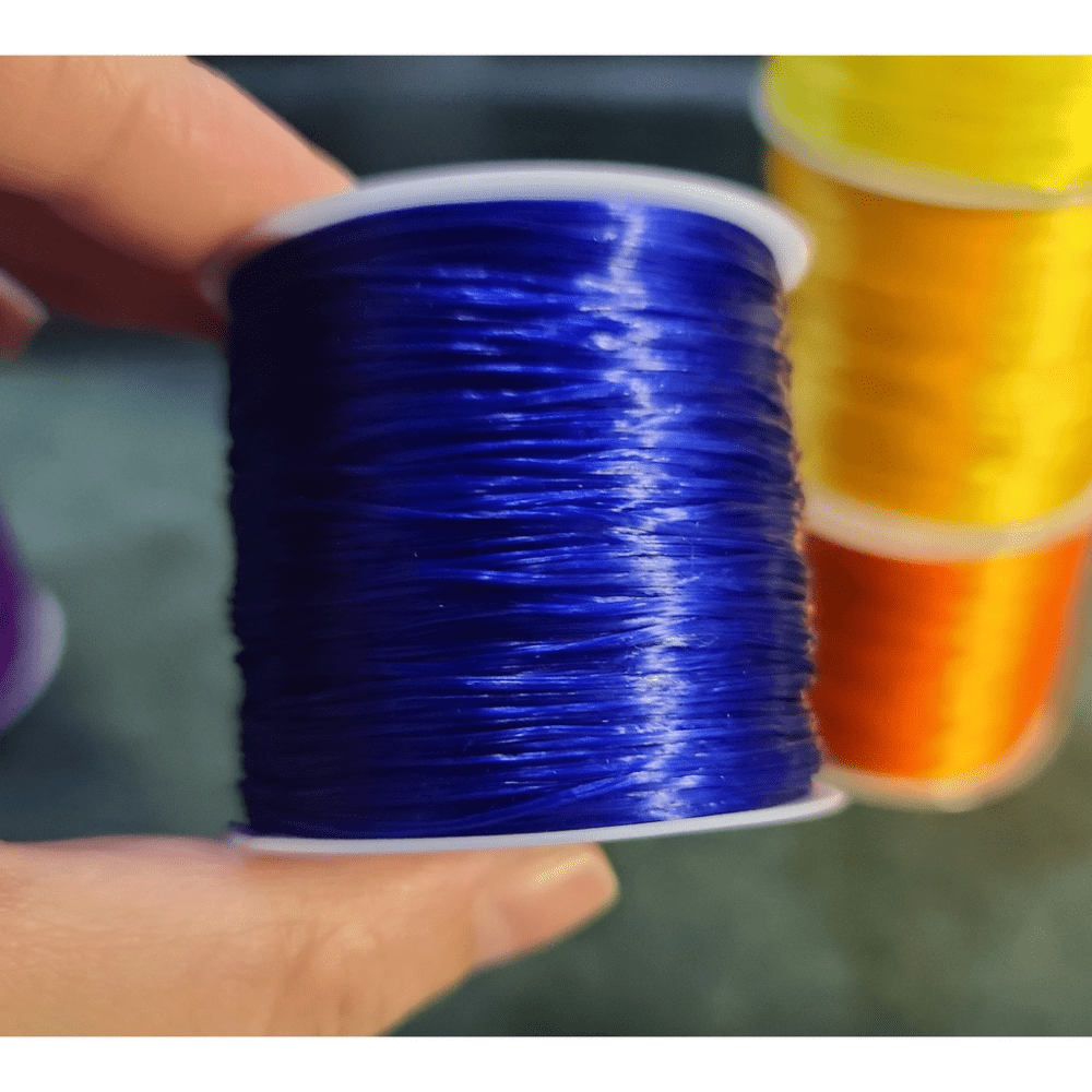 Elastic Thread Silk Thread Handmade Thread Crystal Elastic - Temu