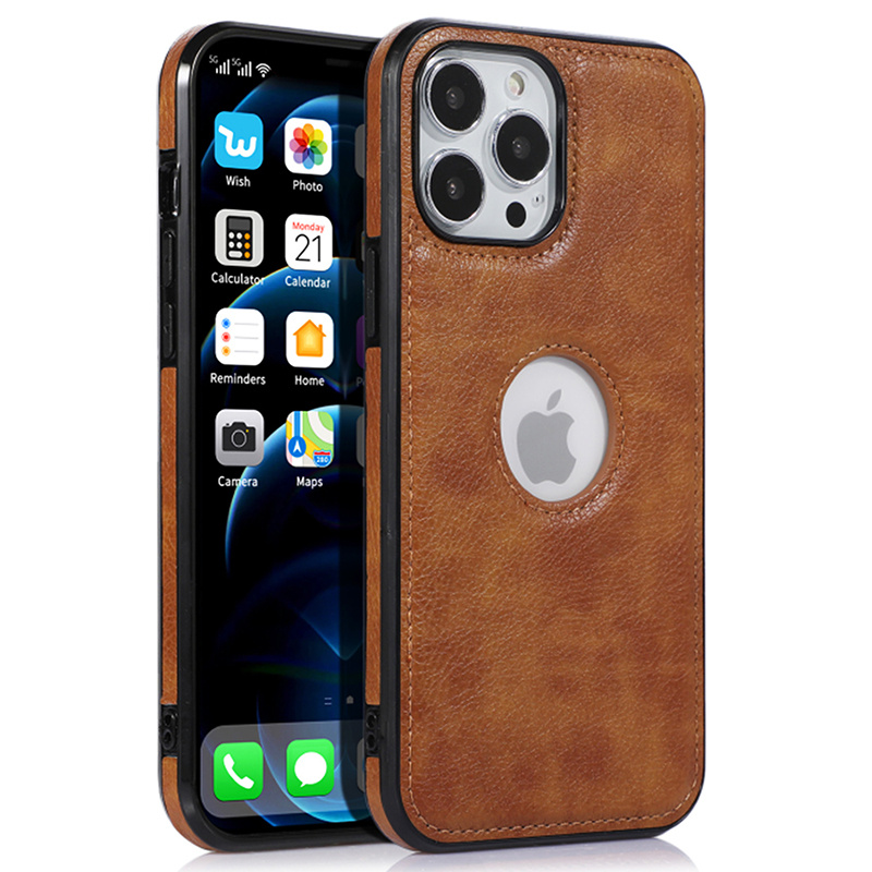 For iPhone 15 14 Pro Max 13 12 11 X 8 7 Luxury Classic Leather