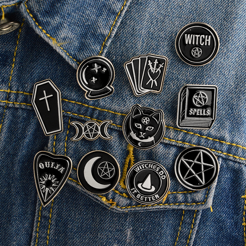 Funny Dark Coffin Enamel Pins Punk Couple Skeleton Forever Brooches Clothes  Lapel Backpack Hat Pin Badges Gothic Gifts Wholesale