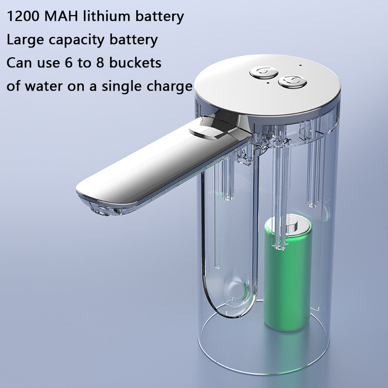 Bomba eléctrica de botella de agua potable, dispensador automático de agua  potable de carga USB, dispensador de bomba de agua de 5 galones, bomba de