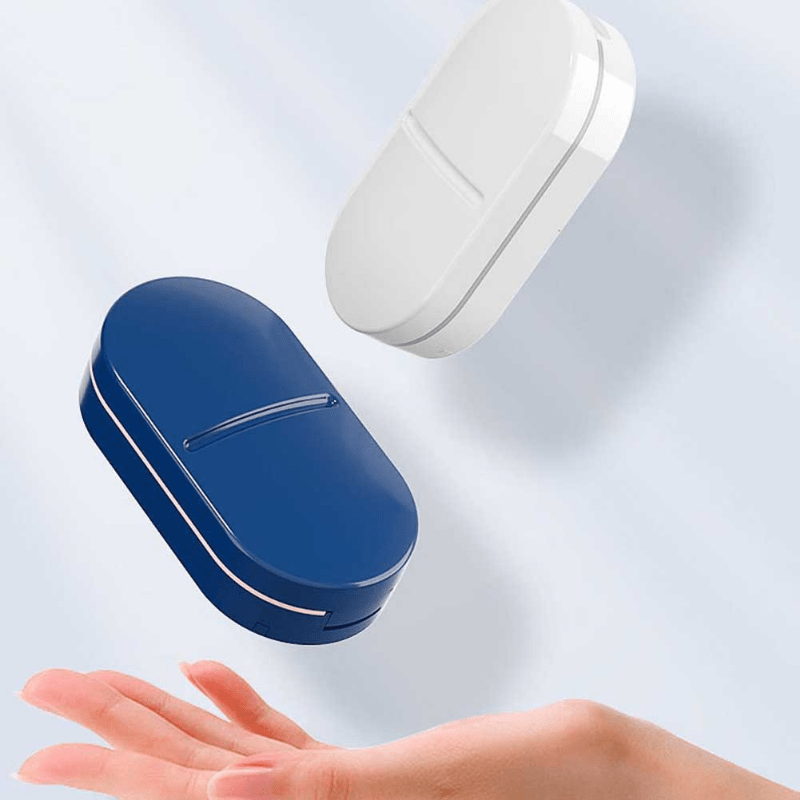 1PC Portable Travel Essential Pill Splitters Pill Case Container