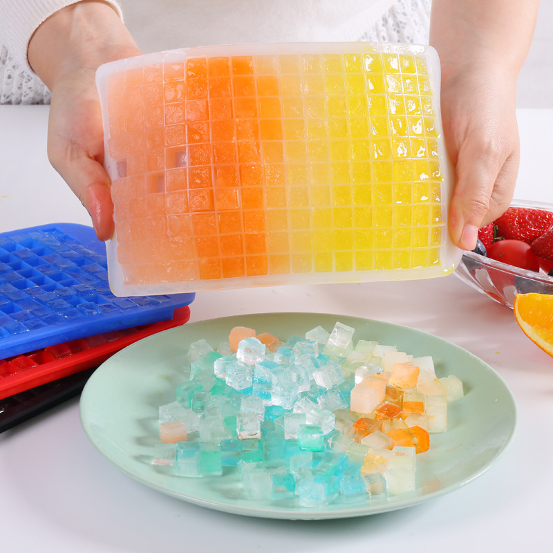 3-pack 160 Mini Ice Cube Trays And Candy Grids Small Ice Maker
