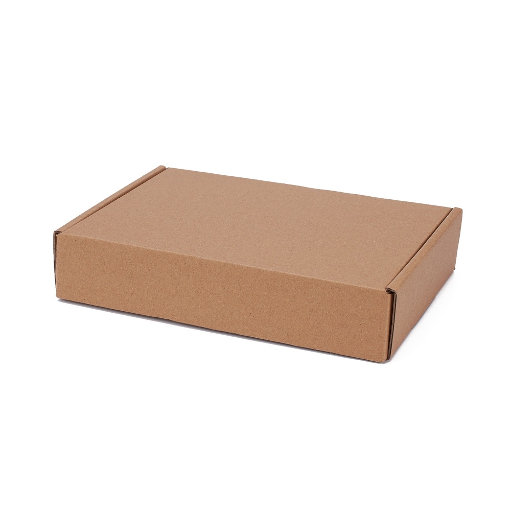 Bandeja Cartón Biodegradable Ecológico rectangular Kraft 20x12x2cm -  CODENSA Packaging