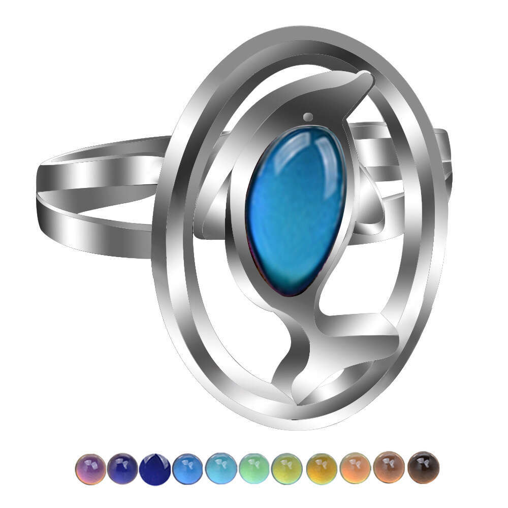 Dolphin mood ring on sale colors