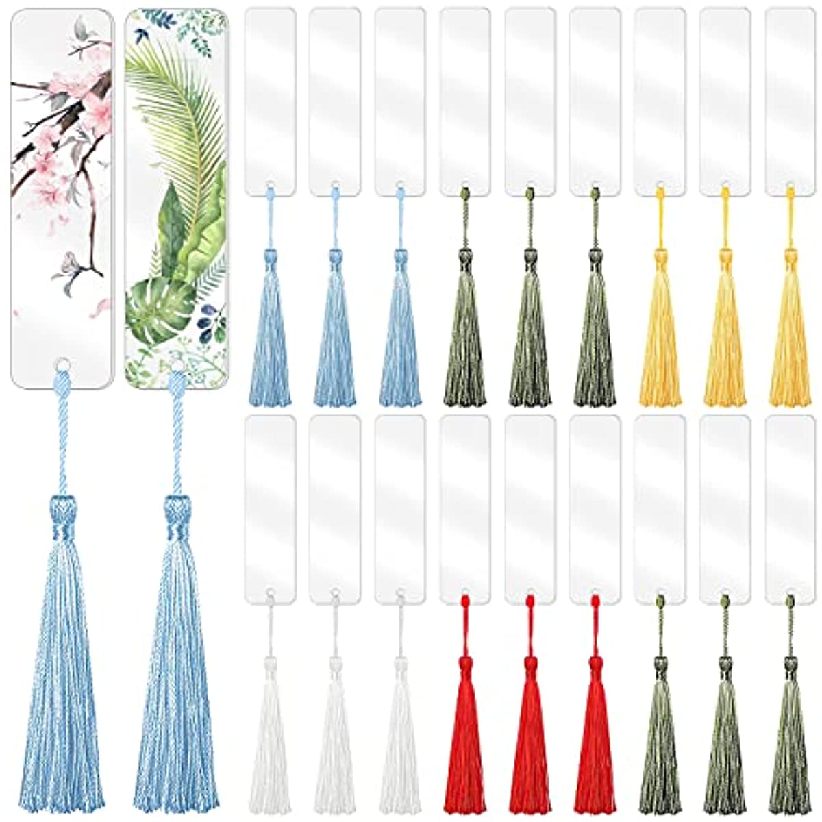 Metal Bookmarks with Tassels - Set of 10 - Sublimation Blanks