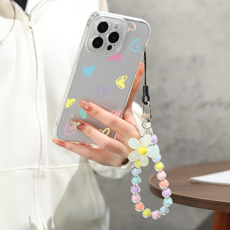 

Heart-shaped Phone Case With Lanyard - Perfect Gift For Birthdays, Girlfriends & Boyfriends - Fits Iphone 14-2022 Se, Xs Max, X, Xr, 8-7, 6s Mini, Plus