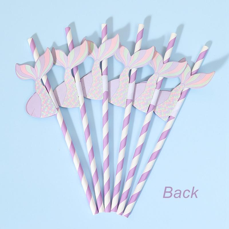 Fancy Mermaid Party Straws/ Mermaid Party Decor/ Mermaid Party/ Mermaid  Straws