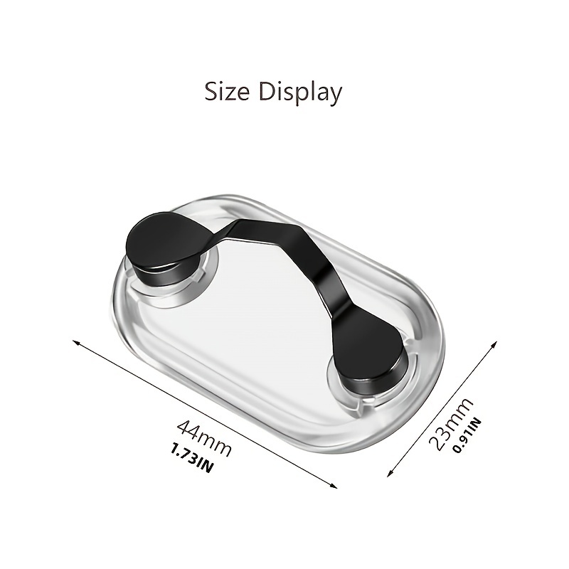 Readerest Magnetic Eyeglass Holder, Stainless Silver (2 Pack