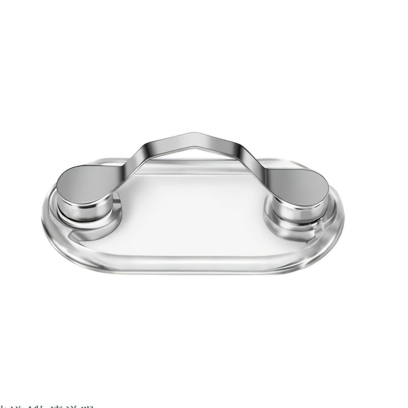 Stainless Steel Magnetic Eyeglass Holder Id Badge Holder - Temu