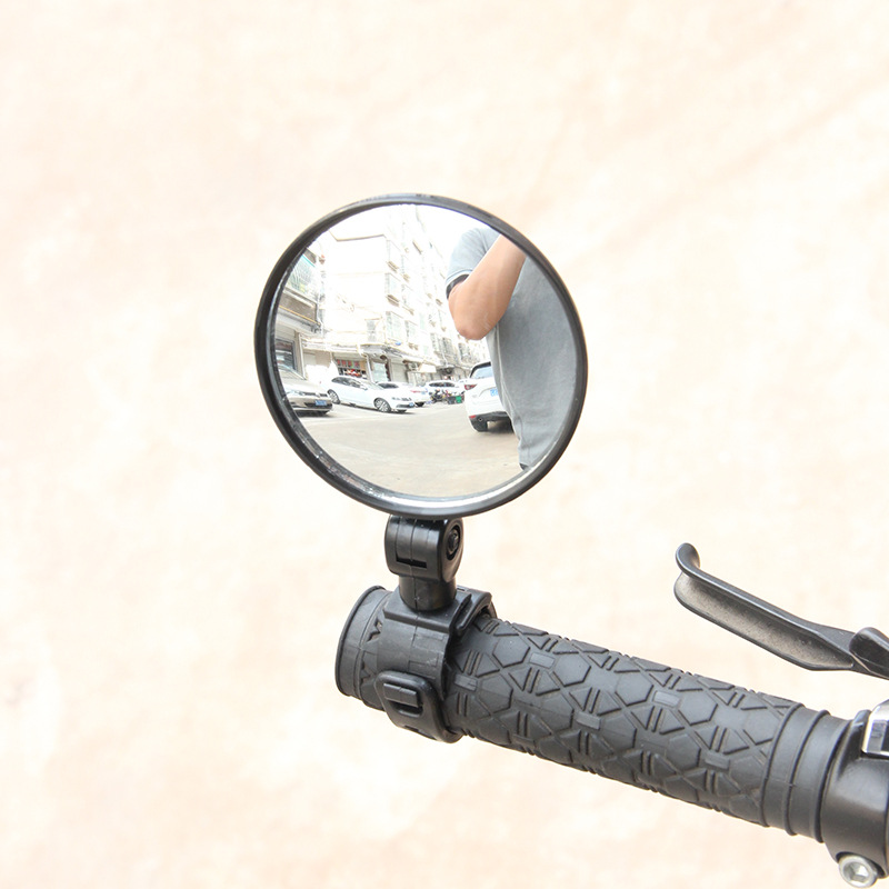 Bike Rearview Mirror Wide Angle Convex Mirror Single Car Mirror