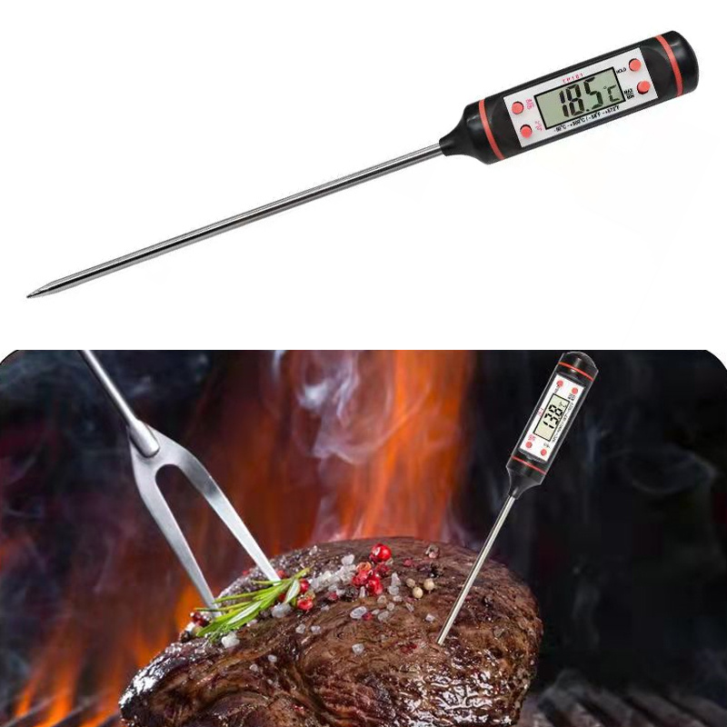 2pcs Meat Thermometer - Food Kitchen Probe for Precise Cooking