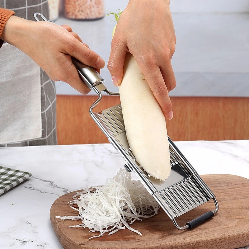 Multi-Purpose Vegetable Slicer, Stainless Steel Cheese Grater & Vegetable  Choppe