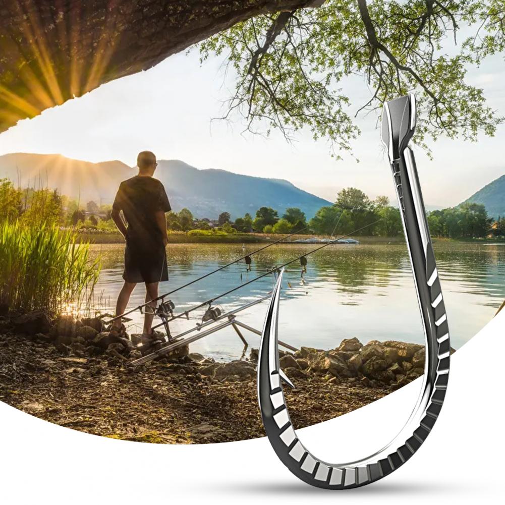 Titanium Fishing Hooks Heavy Duty Barbed Hooks Fishing - Temu Malaysia