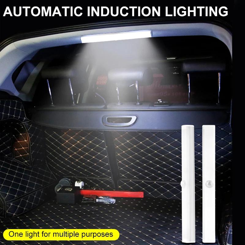 1X luci per auto ricaricabili luce ambientale Mini luce tattile