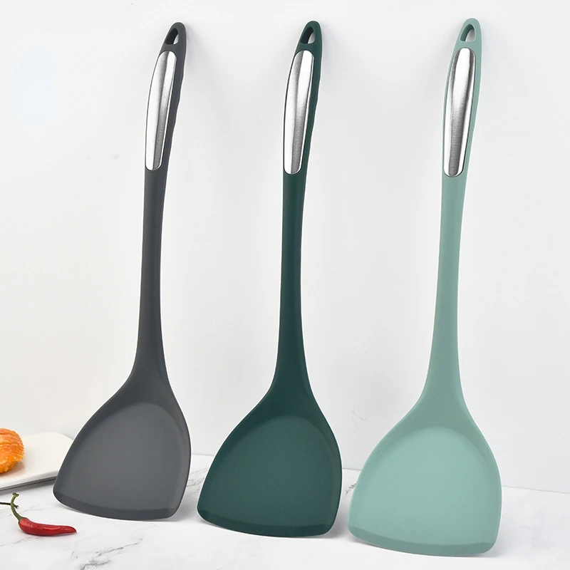 The Ultimate Kitchen Tool: Large Silicone Spatula - Heat Resistant, Non  Stick & Stainless Steel Core! - Temu