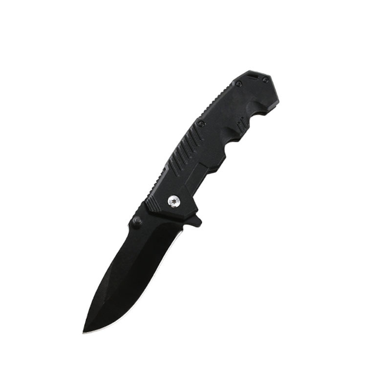  GOOD WORKER Bundle of 3 Items - Black Pocket Knife - Serrated  Sharp 3,5 Blade Folding Knives - Best EDC Camping Hiking Hunting Knofe  Gear - Best Folder for Camping Hunting 