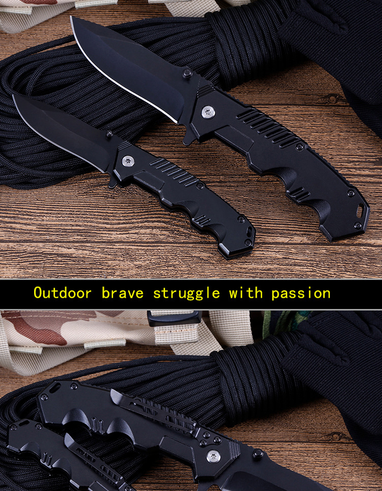 12.7 Inches Extra Large Tactical Knife Military Wilderness Essential  Self-Defense Pocket Folding Knife, Outdoor  Combat,Hunting,Survival,Fishing,Camping Knives