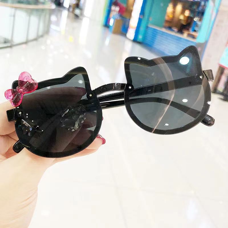 Creative Trendy Y2K Cute Cartoon Cat Frame Sunglasses Sun Protection Decorative Accessories For Holiday Party Boys And Girls Accessories