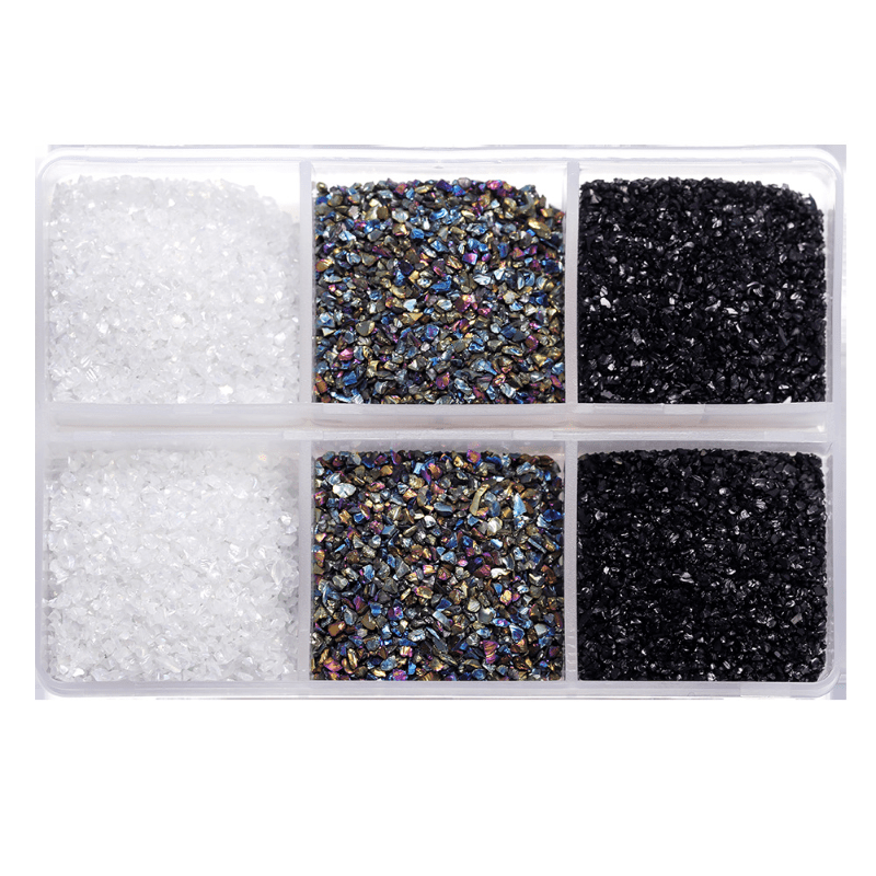 Crushed Glass Stones Filling Epoxy Resin Silicone - Temu