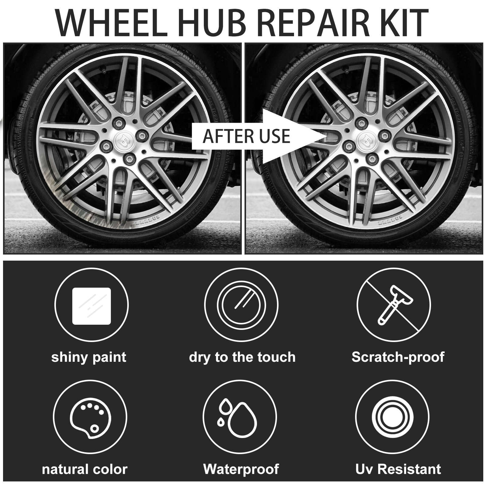 Wheel Scratch Repair Kit Wheel Scratch Repair Pen Wheel - Temu