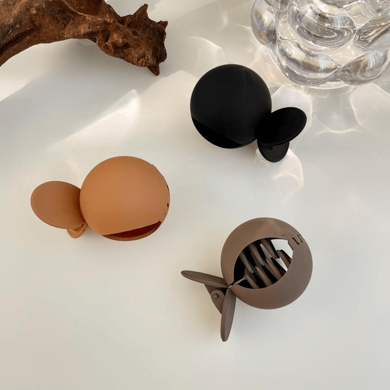 Frosted High Ponytail Hair Clip Makeup Hairpin Accessory