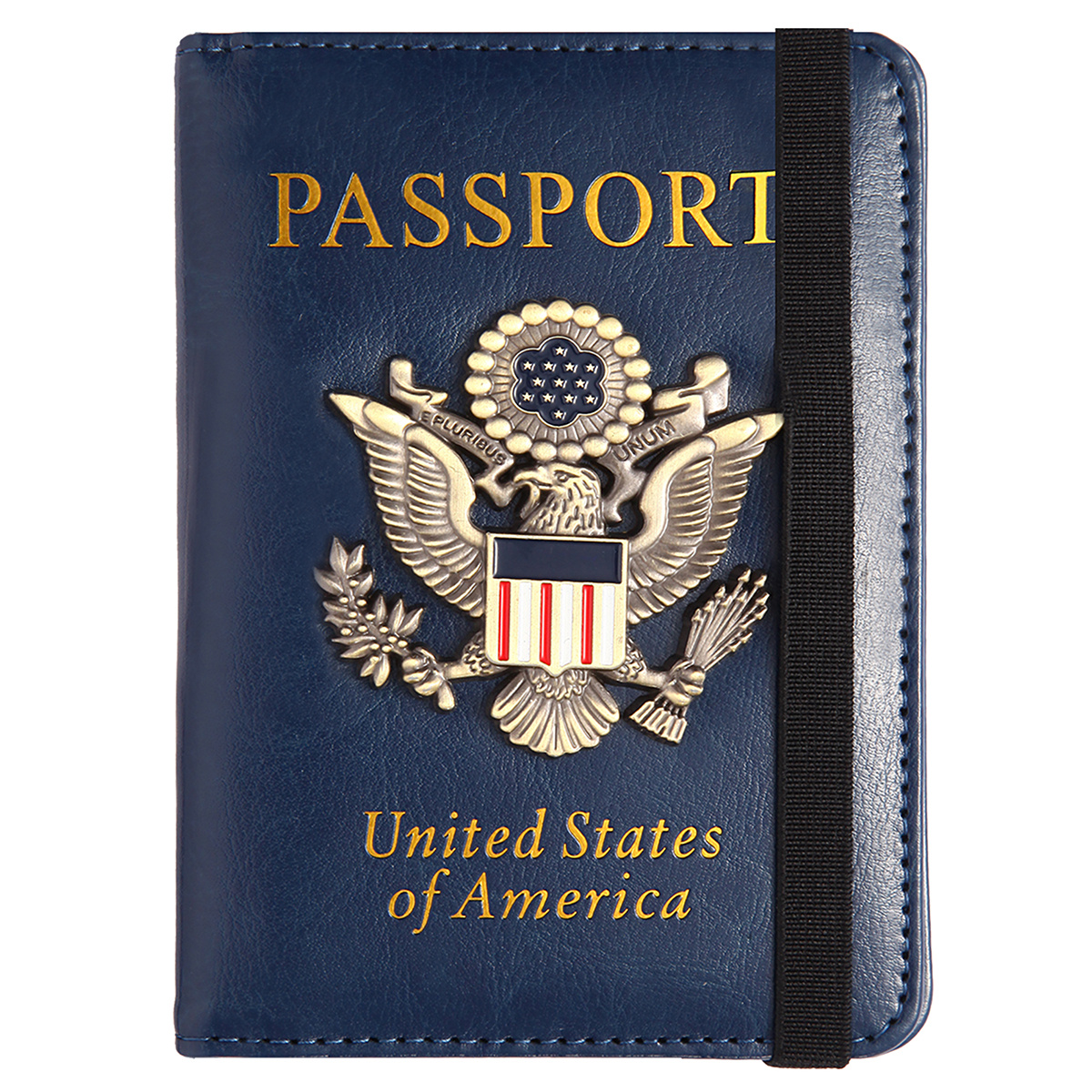Letter Embroidered Passport Holders, Initial Letter Pu Leather Passport  Holder, Travel Accessories - Temu