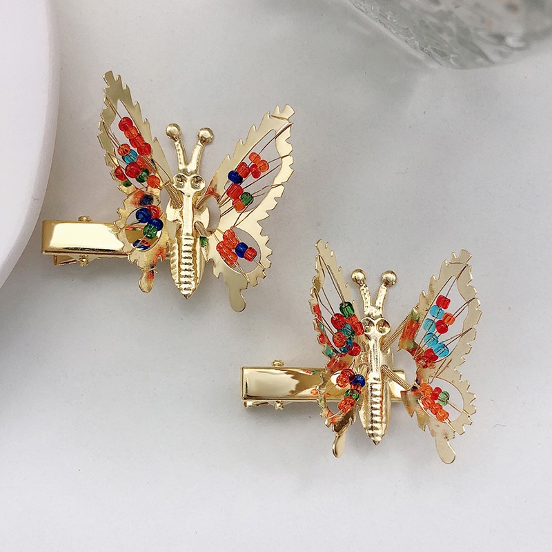 New Cute Moving Butterfly Hairpin Girls Tassel Barrettes Hair Accessories  Shaking Move Wing Top clip Bangs Clip Jewelry - AliExpress