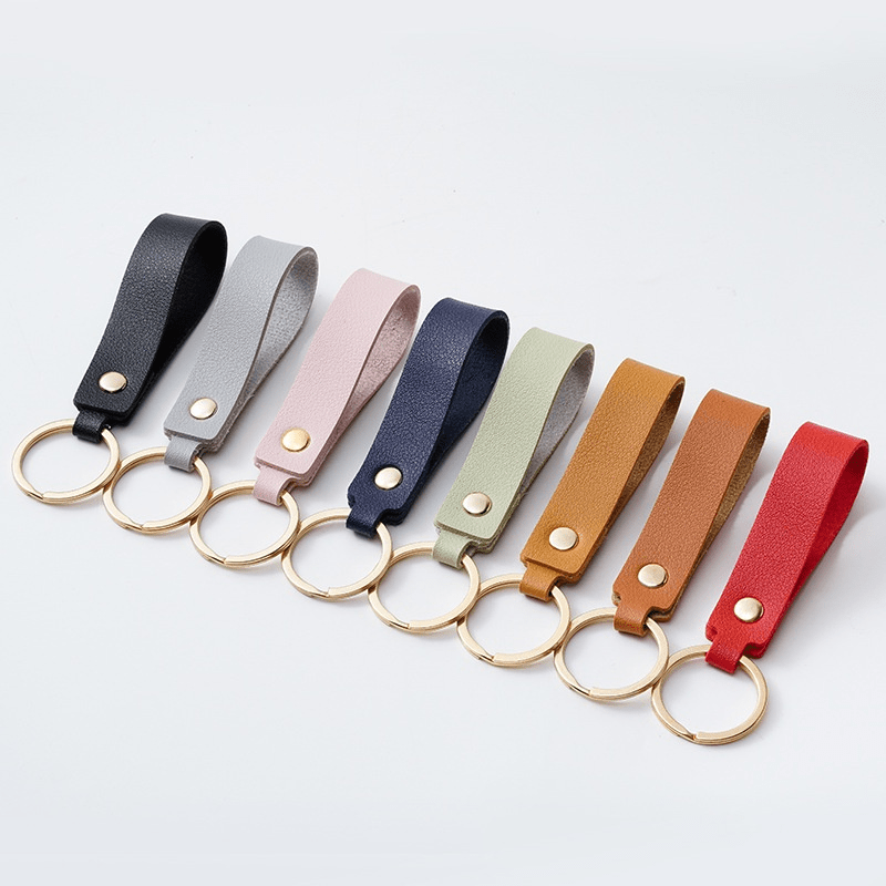 PU Leather Lanyard Key Holder Wallet Waist Leather Strap Casual KeyChains  Gift